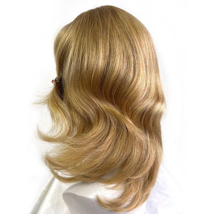 Medical Human Hair Wigs Mono Top Wig |Gina - For Loss Hair Lady