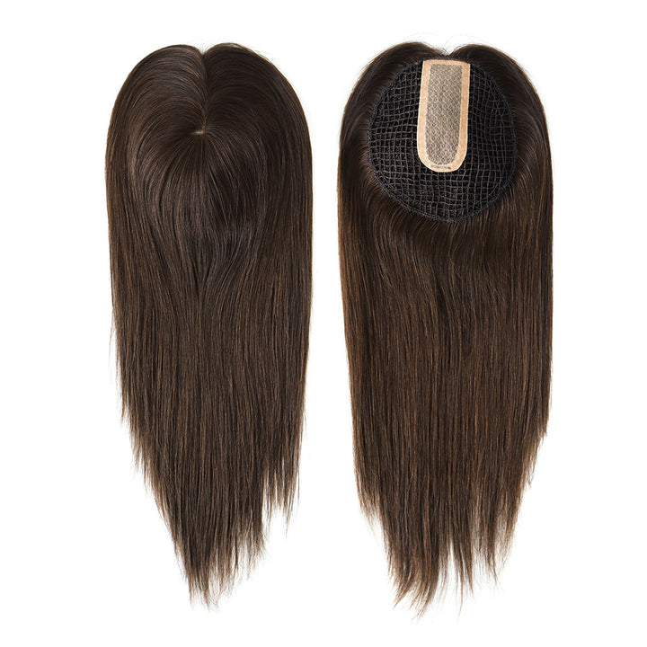 Silk Top Hair Topper - 100% Hand-tied Remy Hair-BonnieTP27 | Tupehair
