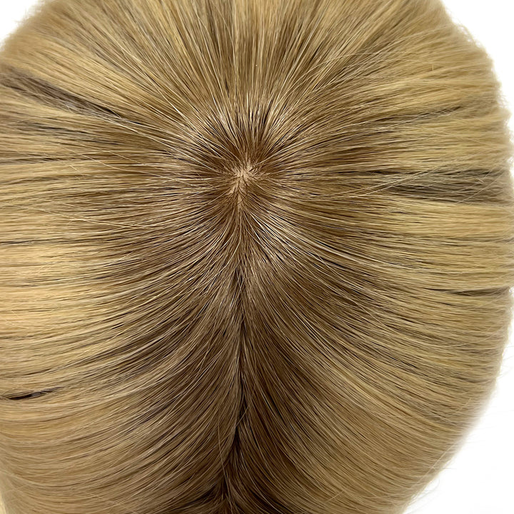 Hair Topper Silk Top Mesh Integration Hair System| Bonnie TP27Hair Topper Silk Top Mesh Integration Hair System| Pamela TP27