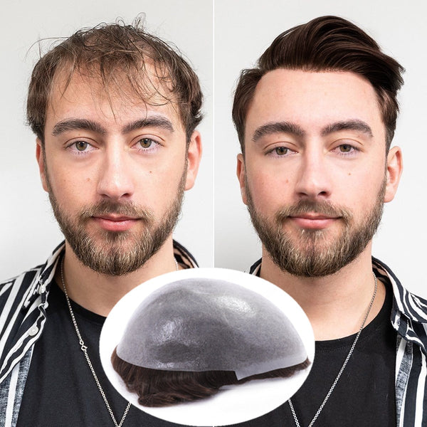 Toupee Hair 0.02mm Ultra Thin Skin Hair Systems For Men | Tupehair